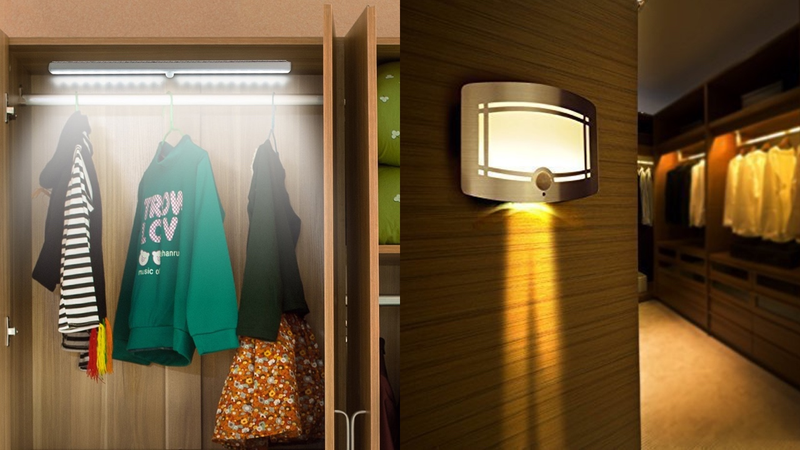 OxyLED T-02S Rechargeable Motion-Sensing LED Night Light, $18 with code TWIMMKZ5 | OxyLED Aluminum Motion-Sensing Wall Sconce, $10 with code 652YLFL5.